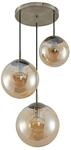 Lindby Pendelleuchte Teeja 9628019 Modern in Creme aus Glas 3-flammig E27