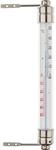TFA Fenster-Thermometer mit drehbarem Metallhalter Wei&szlig;