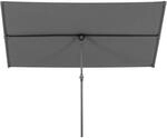 Schneider Balkonschirm 130 cm x 180 cm Anthrazit mit Hand&ouml;ffner