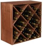 PROREGAL Modulares Weinregal Vincellar Mod HxBxT 60 x 60 x 30 cm Rauten Modul F&uuml;r 30