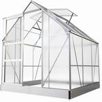 Garmio Gewaechshaus Cuneo 190X190Cm F&uuml;r Den Garten Alu Fr&uuml;hbeet Inklusive...