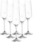 Leonardo Puccini Sektglas 0,1, Geeicht 6er Set Gastro-Edition