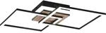 Reality LED Deckenleuchte Giro Holznachbildung