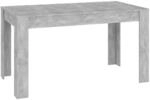 vidaXL Esstisch Betongrau 140x74,5x76 cm Holzwerkstoff