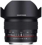 Samyang Mf 10Mm 1:2,8 Weitwinkelobjektiv F&uuml;r Fuji X Fish Eye Objektiv Apsc Mft
