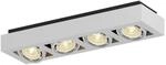 Arcchio Deckenlampe Ronka 9624452 Modern in Wei&szlig; aus Aluminium 4-flammig GU10