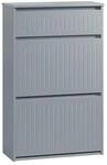 SoBuy Schuhschrank mit 2 Klappen und 1 Schublade Schuhkommode 61x100x26cm...