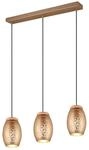 Reality Pendelleuchte Bidar 3-flammig Coffee 7,1 cm x 15 cm