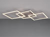 Reality LED-Deckenleuchte Trail 1-flammig Titanfarbig 52,6 cm x 52,6 cm