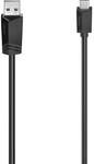 Hama USB-C-Kabel USB-A-Stecker/USB-C-Stecker USB 2.0 480 Mbit/s Schwarz 1,5 m