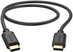 Hama Ladekabel USB-C 0,5 m Schwarz