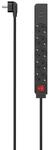 Hama Steckdosenleiste 5-fach USB-A 17W Schalter 1,4 m Schwarz