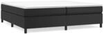 vidaXL Boxspringbett Schwarz 200x200 cm Kunstleder1469678
