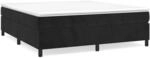 vidaXL Boxspringbett Schwarz 180x200 cm Samt1400144