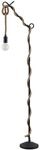 Lucande Stehlampe Ropina 9639426 Retro Vintage Antik in Schwarz aus Metall 1-flammig