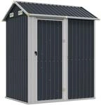 vidaXL Ger&auml;tehaus Anthrazit 192x152,5x237 cm Verzinkter Stahl 1899749