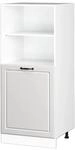 Vicco Herdumbauschrank R-Line Herdschrank Wei&szlig; Landhaus/Wei&szlig; 60 cm