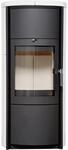 Hark Keno ECOplus Kaminofen Keramik Wei&szlig; 5 kW mit Automatik