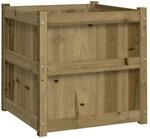 vidaXL Pflanzk&uuml;bel 60x60x60 cm Kiefernholz Impr&auml;gniert 837432