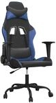 vidaXL Gaming-Stuhl Schwarz und Blau Kunstleder 3143641