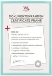 walther design New Lifestyle Kunststoff Bilderrahmen 21x29,7 cm T&uuml;rkis KV130U