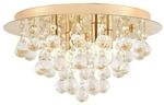 Lindby Deckenlampe Gillion 9626871 Design Modern in Gold Messing aus Kristall