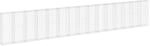 vidaXL Gabionenwand mit Abdeckung Verzinkter Stahl 900x30x150 cm 147818