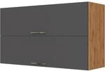 Held M&ouml;bel K&uuml;chen-Klapph&auml;ngeschrank Sorrento 100x57x34cm Anthra.-WotanEiche
