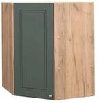 Vicco Eckh&auml;ngeschrank Fame-Line Gr&uuml;n-Gold Landhaus Goldkraft Eiche 57 cm