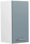 Vicco H&auml;ngeschrank R-Line H&auml;ngender K&uuml;chenschrank Blau-Grau/Wei&szlig; 30 cm