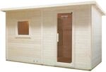 Home Deluxe Saunahaus Talo XL Natur mit 8 kW Ofen