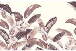 Rasch Digitaltapete Florentine III 485936 Palmenbl&auml;tter Terra 3x4 m