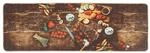 vidaXL K&uuml;chenteppich Mehrfarbig 60x180 Cm Waschbar Rutschfest 1927198