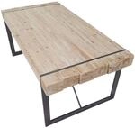 MCW Esszimmertisch A15 Naturfarben 80x160x90cm