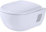 Geberit Tiefsp&uuml;l Wand-WC-Set Renova Premium Sp&uuml;lrandlos Inkl. WC-Sitz Wei&szlig;