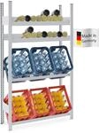 PROREGAL Getr&auml;nkekisten- & Weinregal Chiemsee Vino HxBxT 175 x 106 x 33,5 cm 6