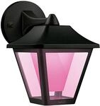 WiZ Au&szlig;enwandleuchte Classic Tunable Smart 22,8 cm x 17 cm x 22,7 cm Schwarz