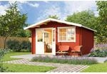 Lasita Gartenhaus Norderney 3 Schwedenrot 390 cm x 390 cm