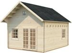 Palmako Holz-Gartenhaus - Unbehandelt 465 cm x 499 cm