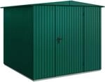 H&ouml;rmann Ger&auml;tehaus Trend mit Satteldach Typ 2 RAL6005 Moosgr&uuml;n Einzelt&uuml;r