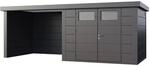 Ger&auml;tehaus Classico 3024 mit Lounge S Links 582 cm x 238 cm Anthrazit