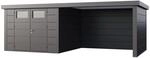Ger&auml;tehaus Classico 3030 mit Lounge L Rechts 642 cm x 238 cm Anthrazit