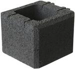 EHL Mauer Planomur Halbstein Anthrazit 25 cm x 25 cm x 20 cm