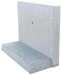 Diephaus L- Stein bewehrt Grau 80 x 100 x 45 x 8 cm