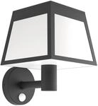 Eglo LED-Solar-Wandleuchte Altilia mit Sensor 20 cm x 15,5 cm Schwarz