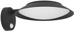 Eglo LED-Solar-Wandleuchte Cerrisi mit Sensor 10,5 cm x 25 cm Schwarz