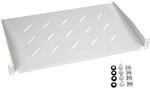 HMF 65499 Fachboden f&uuml;r Serverschrank 19 Zoll 1 HE 300mm Lichtgrau