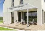 Home Deluxe Terrassen&uuml;berdachung Solis Deluxe 390 x 295 x 233/272 cm Wei&szlig;