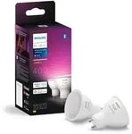 Philips Hue LED-Leuchtmittel GU10 Spot 4,2 W 350 lm 5,7 x 5 cm Color Doppelpack Philips Hue LED-Leuchtmittel GU10 Spot 4,2 W 350 lm 5,7 x 5 cm Color Doppelpack