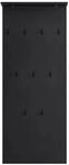 Schildmeyer Hakenpaneel Janne 110,6 cm x 50 cm x 20,9 cm Schwarz Matt